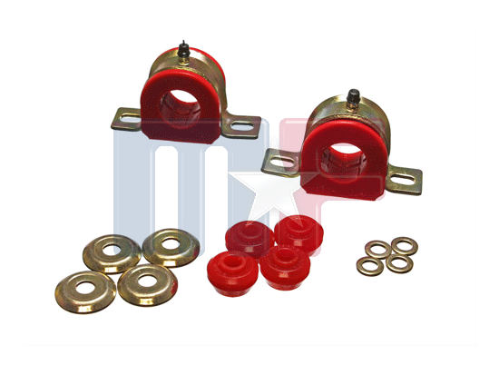 Poly-Stabibuchsenset vorn 30mm Ram Pickup 4WD 94-01/02* rot