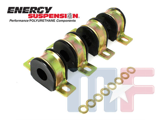 Poly-Stabibuchsenset vorn 31,8mm GM 2WD Trucks schwarz