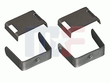 Halteklammern (2) für Blattfeder 2.5"(63,5mm)