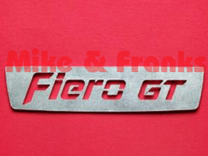 CNC-Einsatz 3. Bremsleuchte ´Fiero GT´
