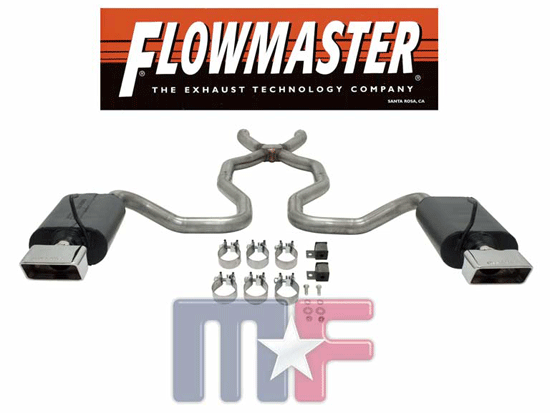 817659 2.25" Flowmaster Corvette 70-73 5,7L Auspuff