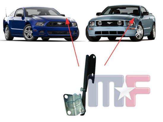 Haubenscharnier links Ford Mustang 05-14