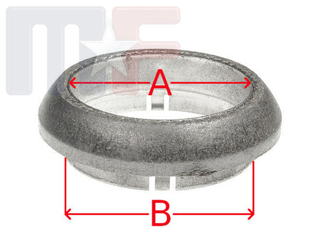 Flammring mit Stutzen A=2" B=2.188"