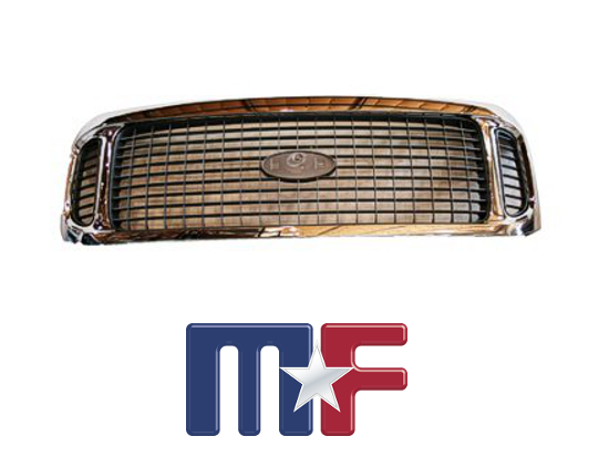 Grill Chrom/charcoal Ford Excursion 02-04