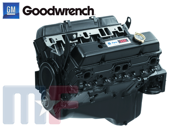 GM Goodwrench Chevrolet 350" (5,7) 4-Bolzen Motor bis 1985