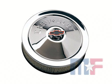 GM Specialty 10" Luftfilter Chrom Bowtie Nut