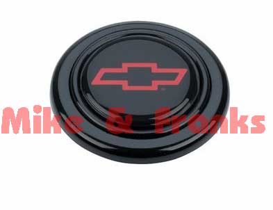 5660 Hupenknopf mit rotem "Chevrolet" Logo