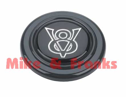 5662 Hupenknopf mit "V8" Logo