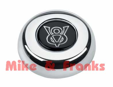 5682 Hupenknopf verchromt "V8"