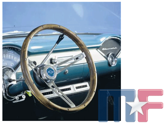 967 Grant Chevrolet Nostalgia Holz / Edelstahl Durchm. 381mm
