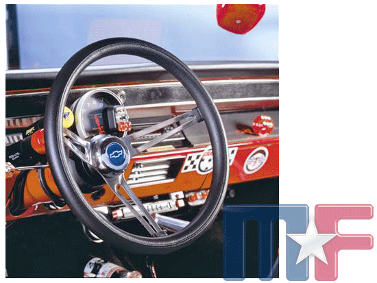 969 Grant Chevrolet Nostalgia Kunststoff / Edelstahl Durchm. 381