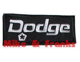 Aufnäher gestickt "Dodge"