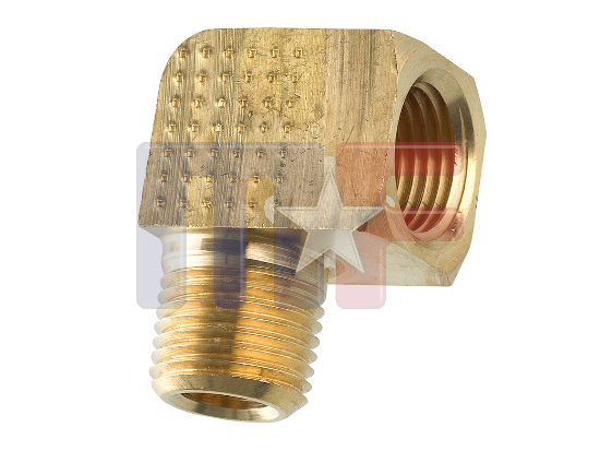 Gewindeadapter 90° 1/4" NPT (innen & außen)