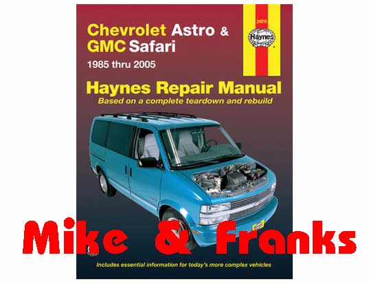 Reparaturanleitung 24010  Astro / Safari Van 1985-05