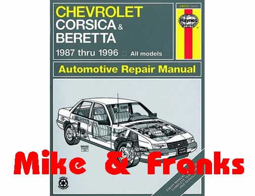 Reparaturanleitung 24032 Baretta Corsica 1987-96