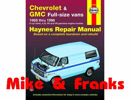 Reparaturanleitung 24080 G-10-3500 Van 1968-95 [L]
