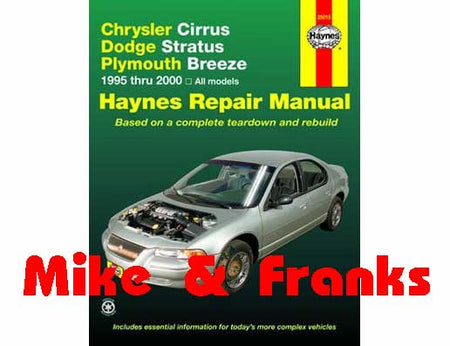 Reparaturanleitung 25015 Cirrus & Stratus Limousine 95-00