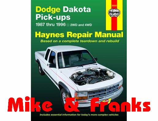 Reparaturanleitung 30020 Dakota Pick Up  1987-96