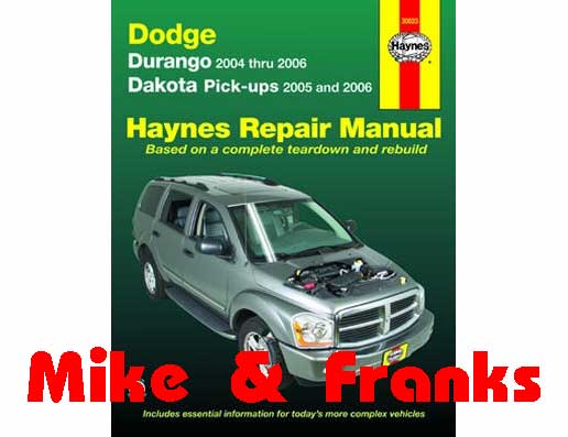 Reparaturanleitung 30023 Dakota 05-06 & Durango 04-06
