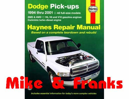 Reparaturanleitung 30041 Ram Pick Up 1994-01