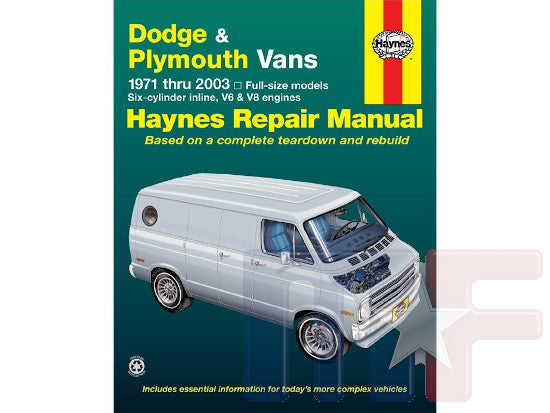 Reparaturanleitung Dodge Van B100-350 71-02
