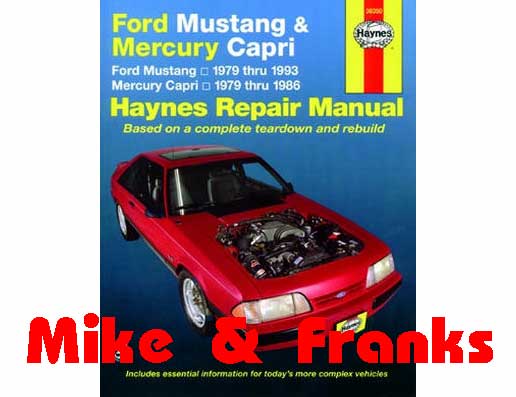 Reparaturanleitung 36050 Mustang 1979-93