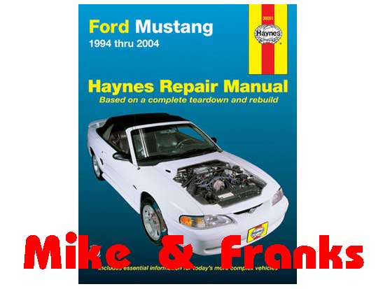Reparaturanleitung 36051 Mustang 1994-2004