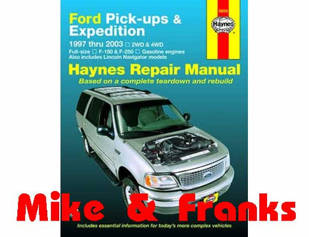 Reparaturanleitung 36059 F150 1997-02 F250 97-99 Expedition 97-0
