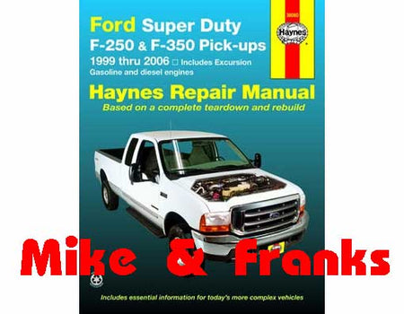 Reparaturanleitung 36060 F250/350 Super Duty Excursion 99-06