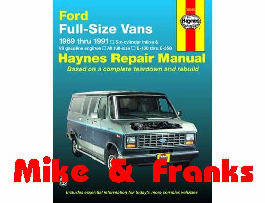 Reparaturanleitung 36090 E-100-350 Econoline Van 1969-91