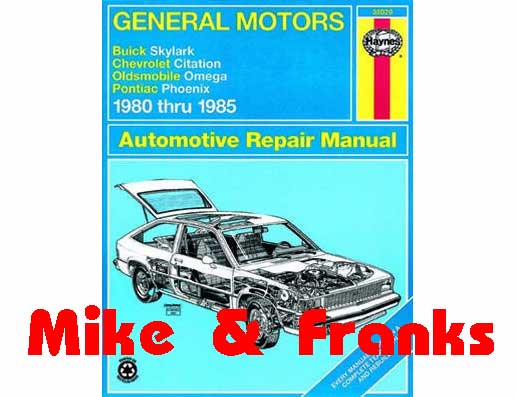 Reparaturanleitung 38020 Citation 1980-85