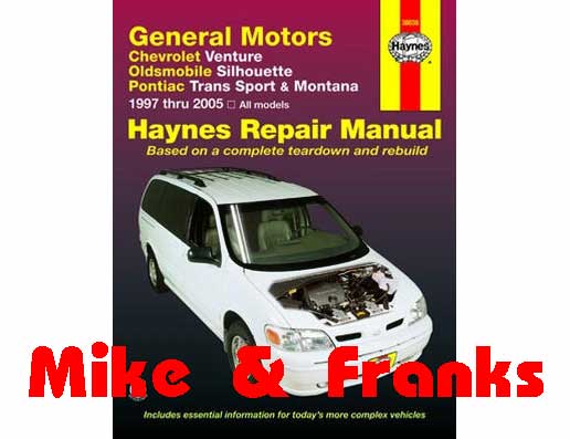 Reparaturanleitung 38036 Trans Sport Montana 1997-05