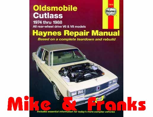 Reparaturanleitung 73015 Cutlass 1974-88 mit Heckantrieb