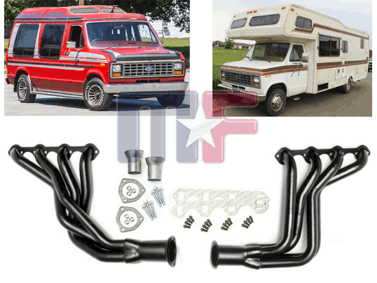 Fächerkrümmer Full-Length Ford Van Small Block 75-91