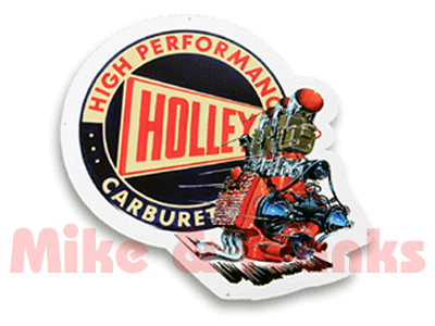 Blechschild Holley Retro 18" x 18" (45,7cm x 45,7cm)