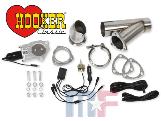 Hooker Auspuffumschalterkit elektrisch 3" (76,2mm)