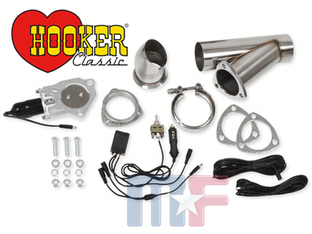 Hooker Auspuffumschalterkit elektrisch 3" (76,2mm)