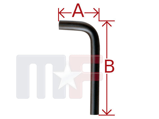 1511001 Heizwasserschlauch 90° 1/2" (12,7mm)