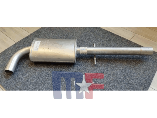 Auspufftopf mit Rohren 55mm IMA17