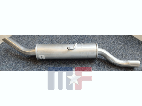 Auspufftopf mit Rohren 50mm IMA4