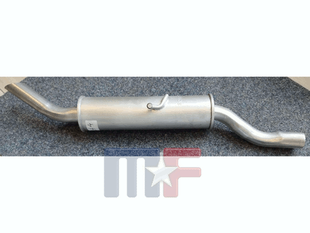 Auspufftopf mit Rohren 50mm IMA4