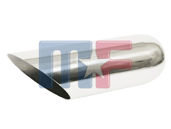 Edelstahlendrohr Slant Cut 2"/2,25" 228,6mm