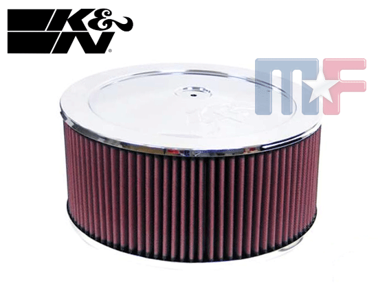 K&N 11x5" Luftfilter Chrom