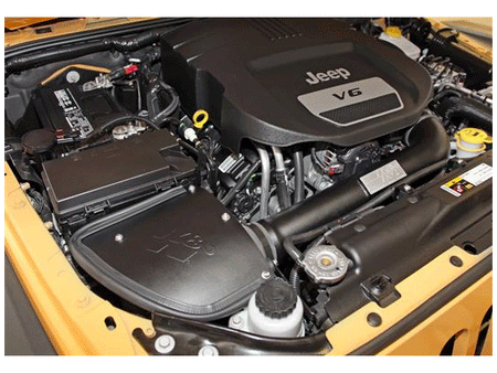 K&N Blackhawk Induction Performance Intake Jeep JK 3,6L 12-18