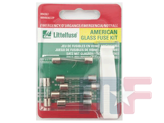 Glas-Sicherungsset AGC/SFE (6 Stück + Tool)