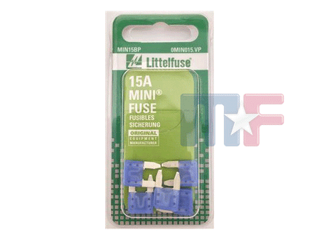 Mini Blade Sicherungen (5) 15A MIN15BP