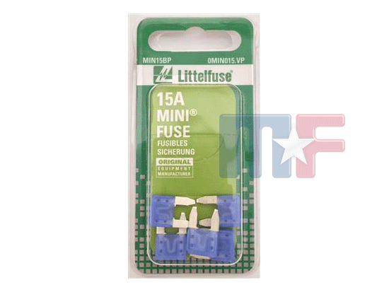 Mini Blade Sicherungen (5) 15A MIN15BP