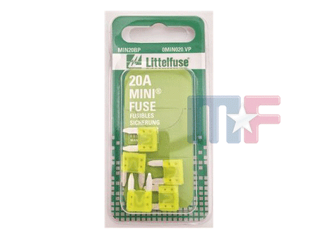 Mini Blade Sicherungen (5) 20A MIN20BP