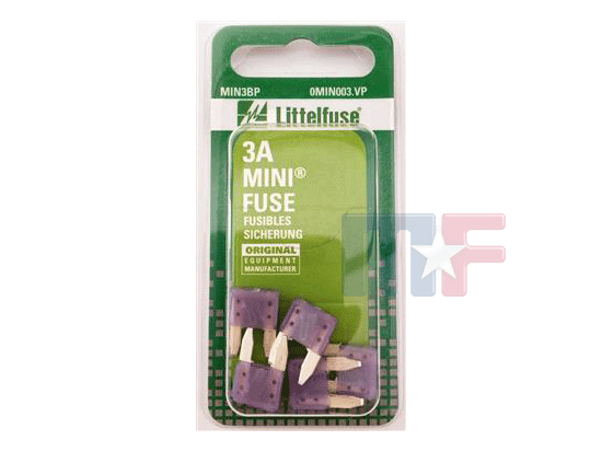 Mini Blade Sicherungen (5) 3A MIN3BP