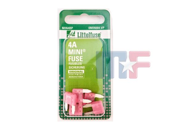 Mini Blade Sicherungen (5) 4A MIN4BP